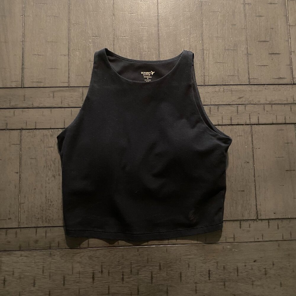Old Navy Light Support PowerChill Longline Sports Bra